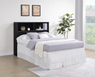 Westpark 49-inch Bookcase Headboard Black