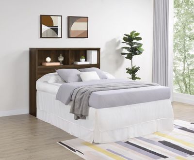 Westpark 49-inch Bookcase Headboard Dark Pine