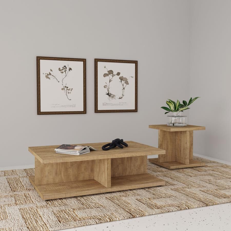 Cortona Coffee and End Table Set Mango, Sets: 2-Piece