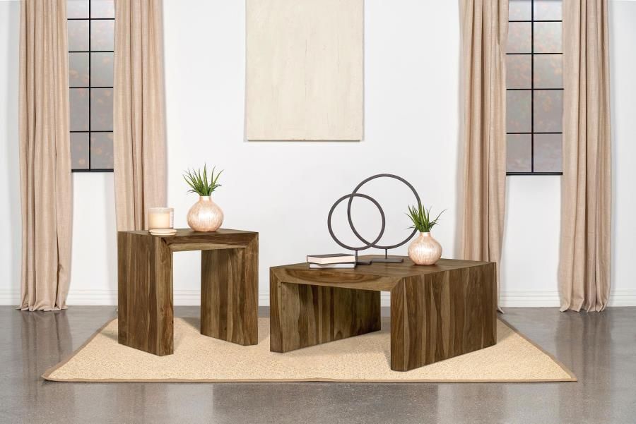 Odilia Solid Wood Coffee and End Table Set Auburn, Sets: 2-Piece