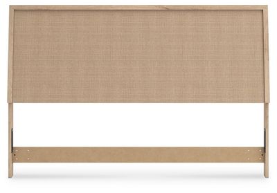 Cielden - King Panel Headboard - Two-Tone - Beige / King