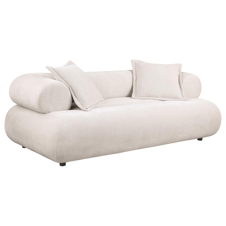 Sofa Set Ivory, Sets: 2-Piece with Loveseat