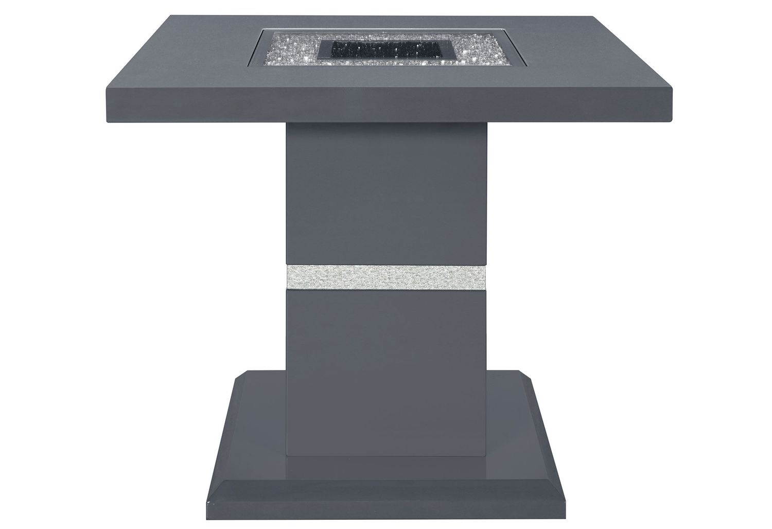 Monaco - End Table, Color: Dark Gray