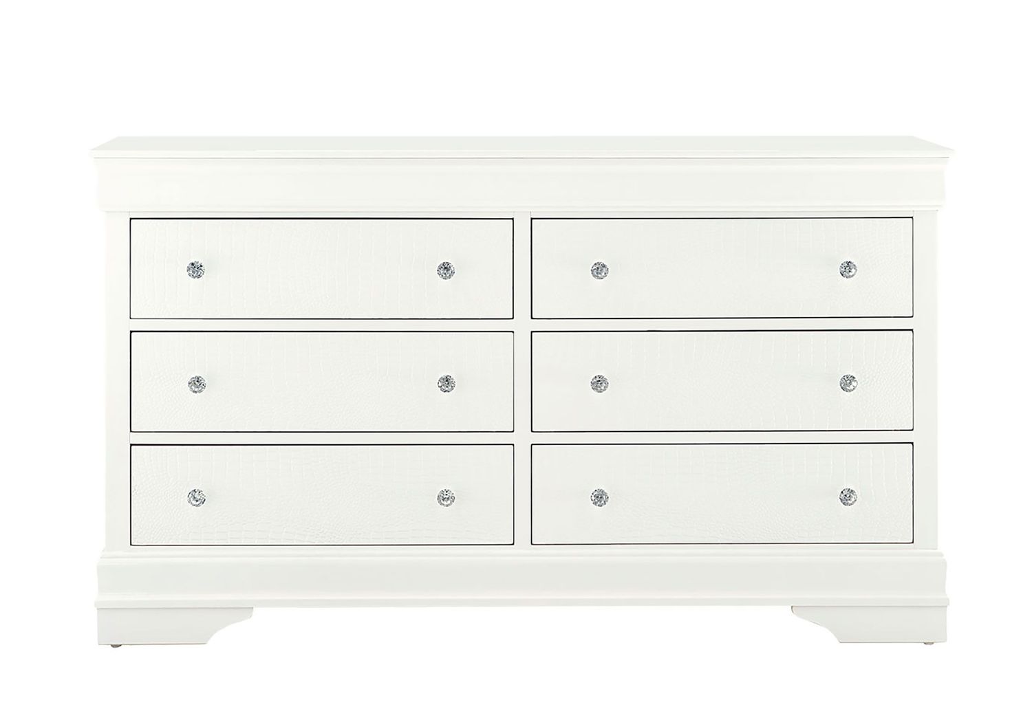 Pompei - Dresser, Color: Metallic White