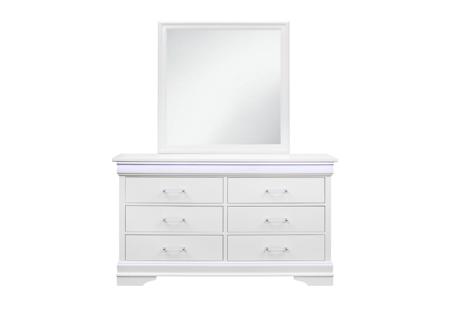 Charlie - Mirror, Color: White