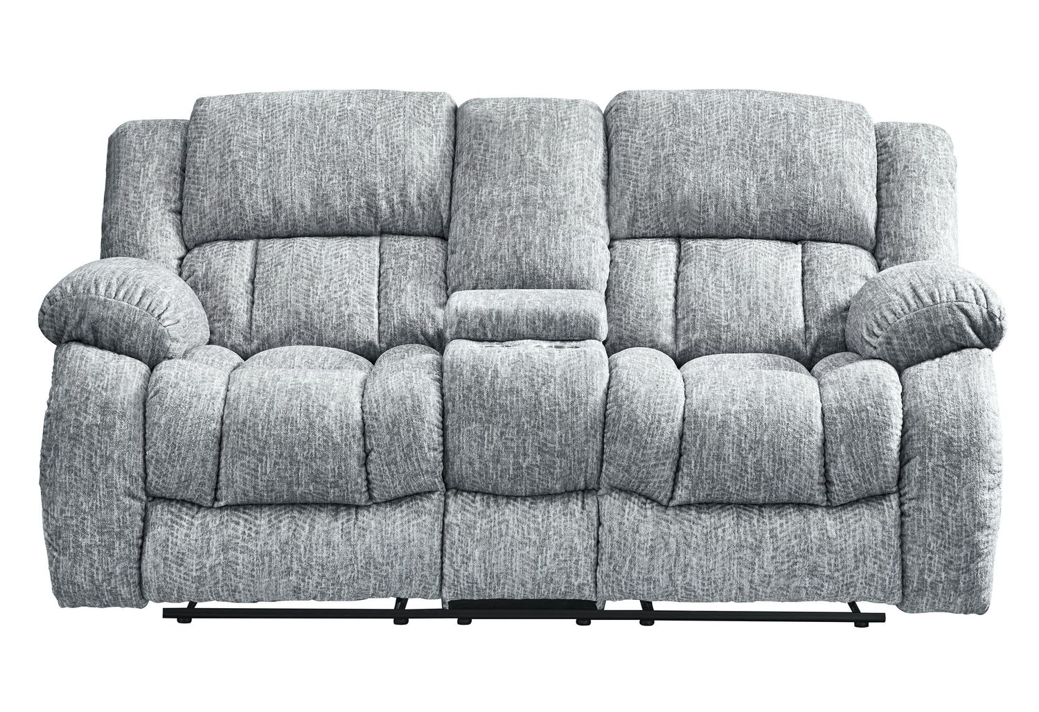 U250 - Console Reclining Loveseat, Color: Gray
