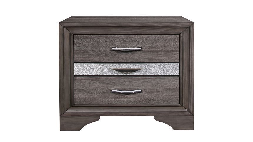 Seville - Nightstand, Color: Gray