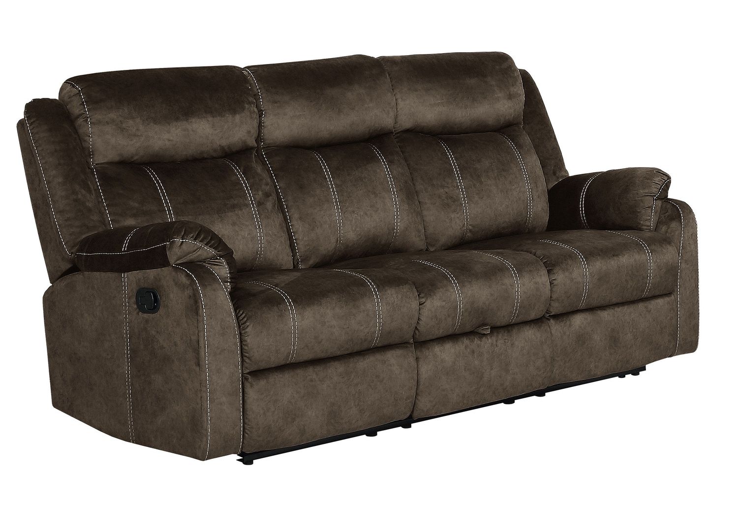 U7303 - Recliner Sofa, Color: Domino Coffee