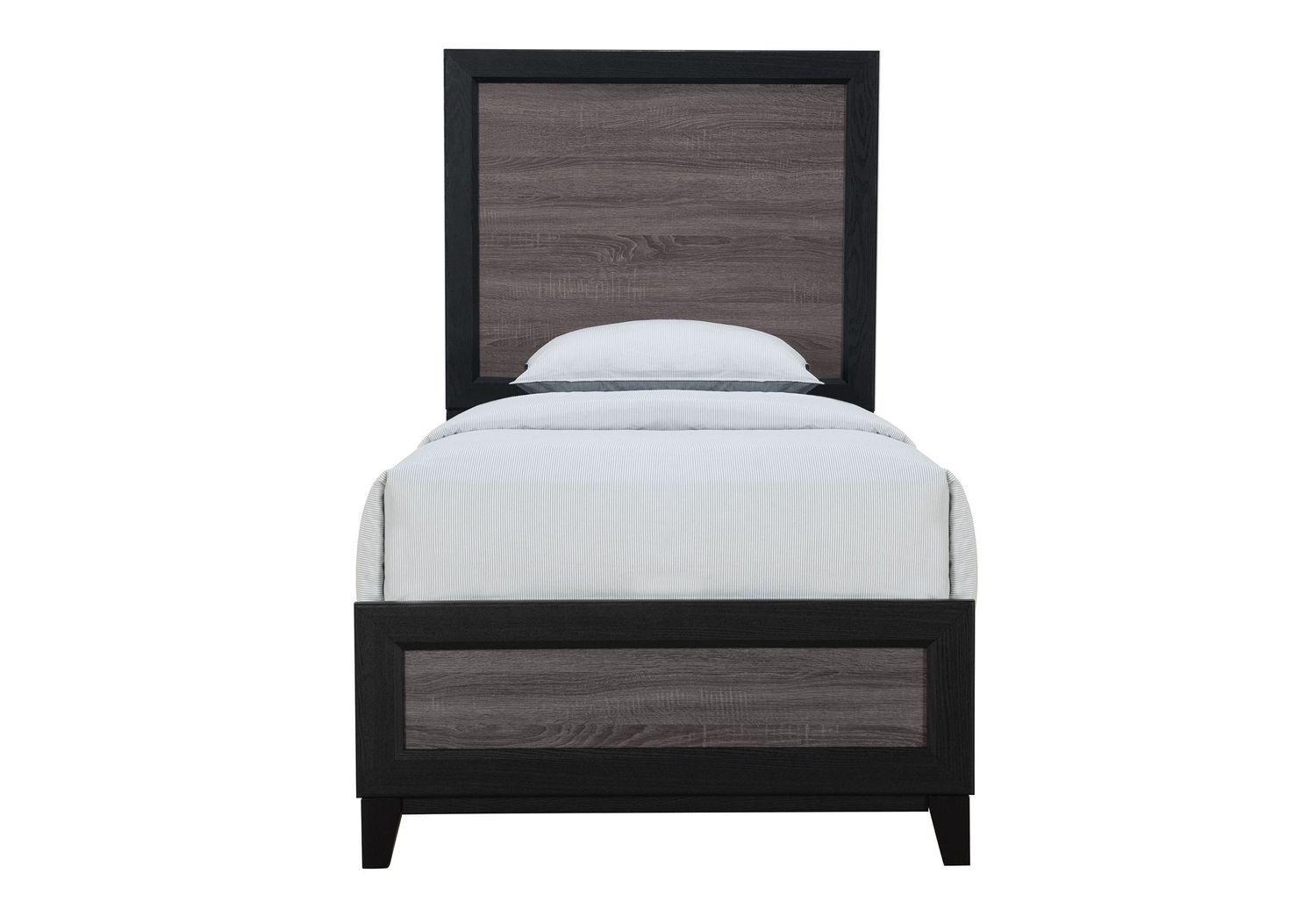 Lisbon - Bed - Gray / Black