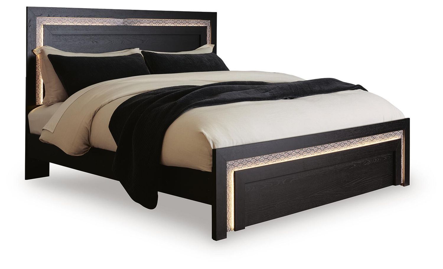 Brizmore - Panel Bed, Size: King