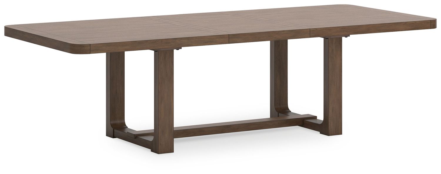 Cabalynn - Rectangular Dining Room Extension Table - Light Brown - Light Brown / Dining Tables with Extensions