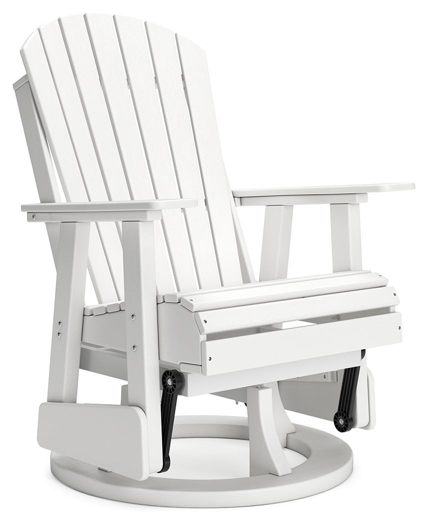 Hyland Wave - Swivel Glider Chair - White - White