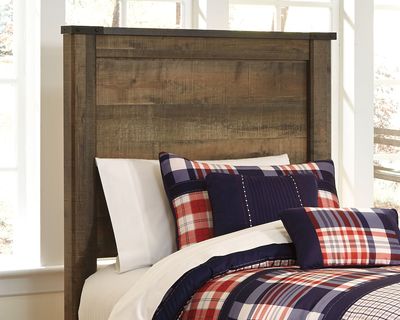 Trinell - Twin Panel Headboard - Brown - Dark Brown / Twin