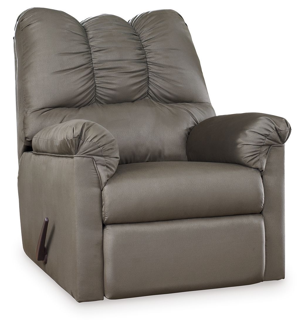 Darcy - Rocker Recliner - Cobblestone - Dark Gray