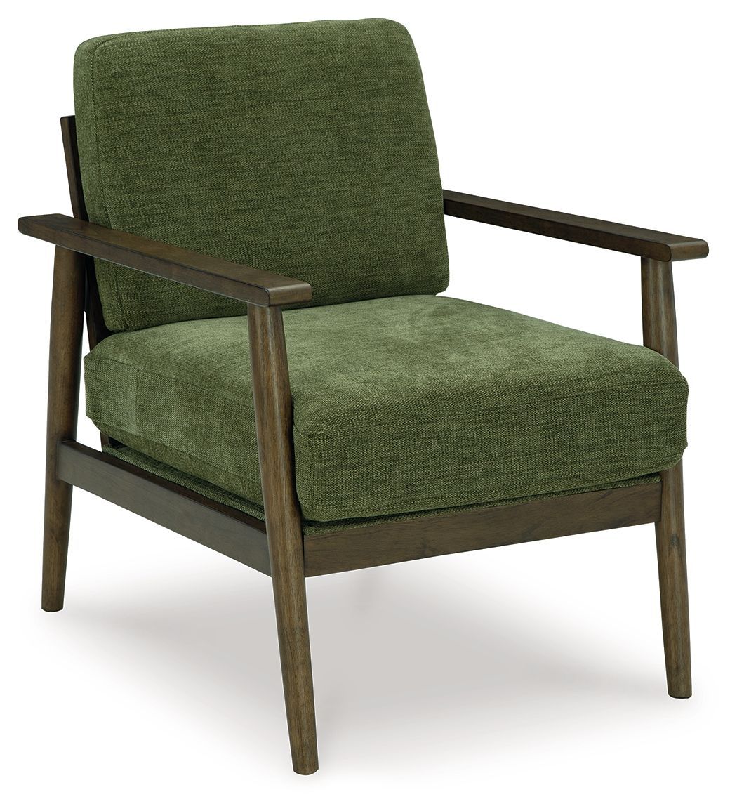 Bixler - Showood Accent Chair - Olive - Green