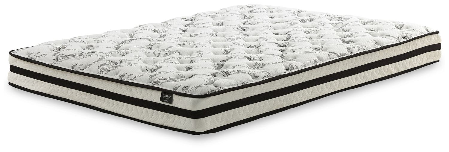 8 Inch Chime Innerspring - 8" Firm Twin Mattress - White - White / Twin