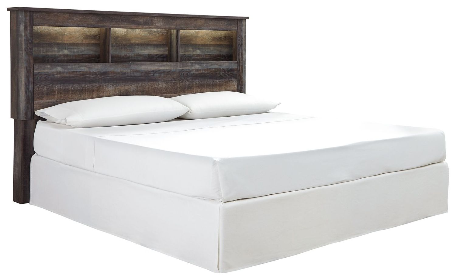 Drystan - King/Cal King Bookcase HDBD - Brown / Beige - Beige / King