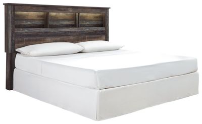 Drystan - King/Cal King Bookcase HDBD - Brown / Beige - Beige / King
