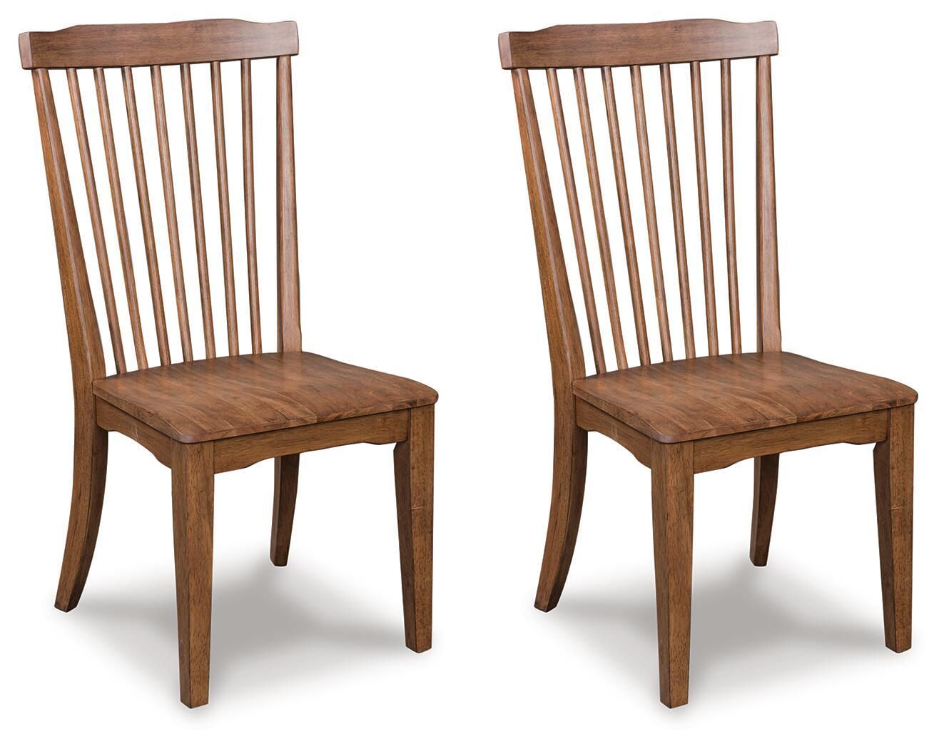 Greddinton - Dining Room Side Chair (Set of 2) - Brown - Light Brown