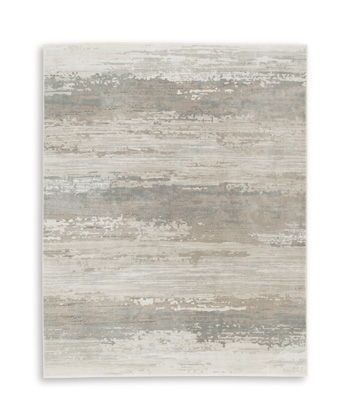 Loomville - 8' x 10' Rug - Gray / Taupe / Beige - Dark Brown