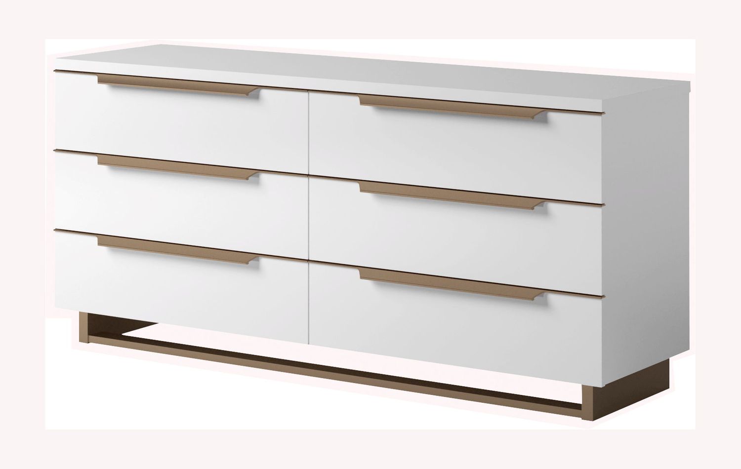 Smart - Double Dresser - White