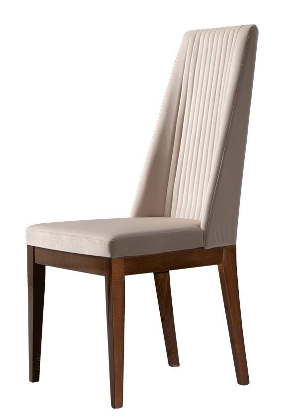 Eva - Chair - Beige / Dark Brown