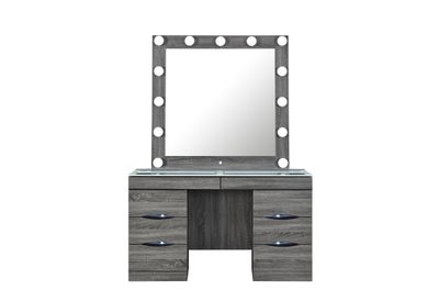 Lexi - Vanity With Speaker - Brown