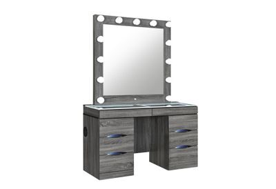 Lexi - Vanity With Speaker - Brown