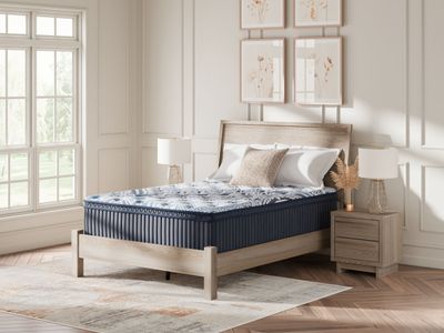 Plush Luxe 2.0 - California King Mattress - Blue - Blue / California King