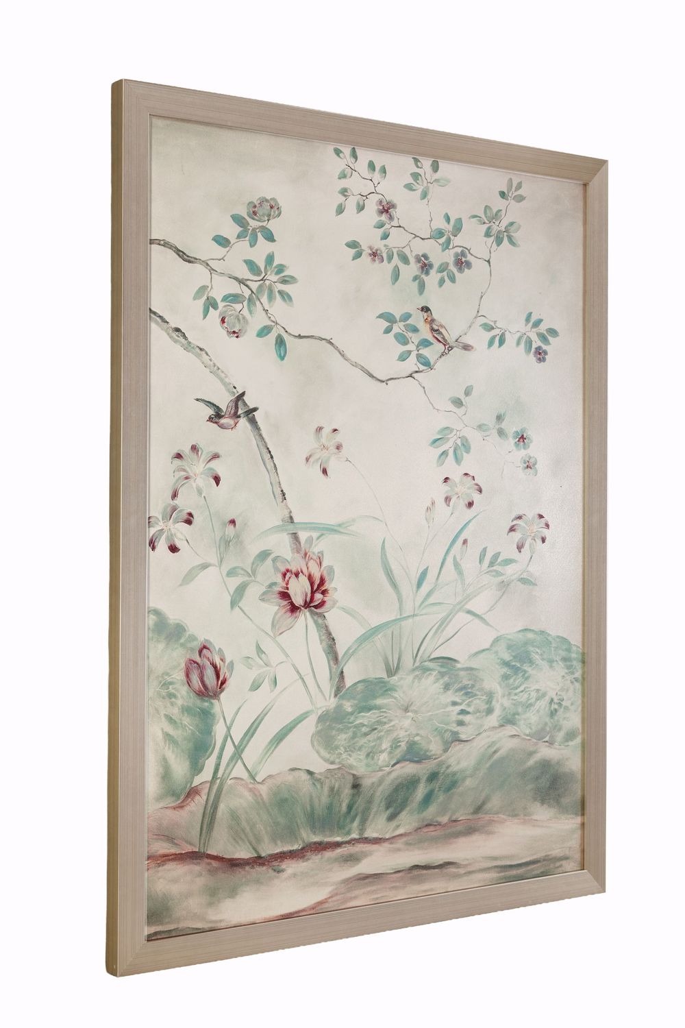 Sylvan Study Framed Print - Cream