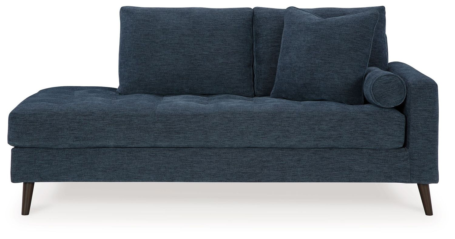 Bixler - Raf Corner Chaise - Navy - Blue