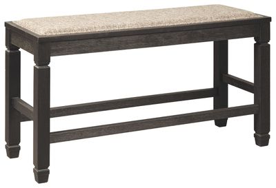 Tyler Creek - DBL Counter UPH Bench - Antique Black