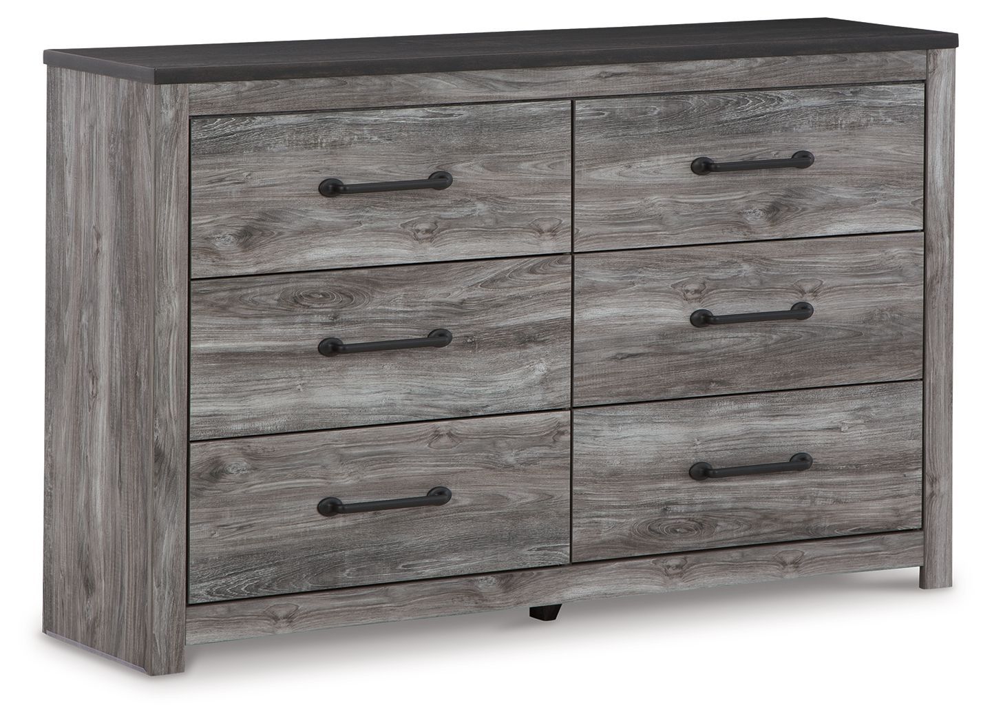 Bronyan - Six Drawer Dresser - Dark Gray - Dark Gray / Dressers
