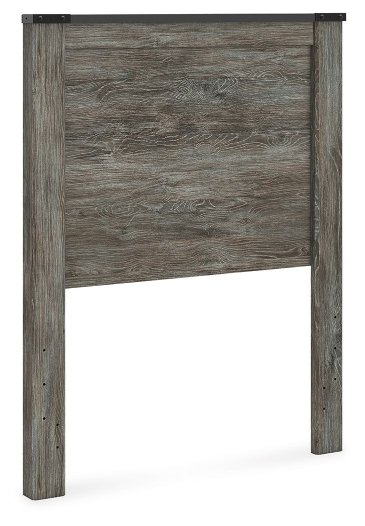 Frandern - Twin Panel Headboard - Gray - Gray / Twin