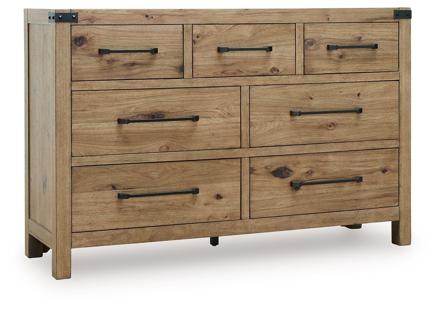Ridgester - Dresser - Light Brown - Light Brown / Dressers