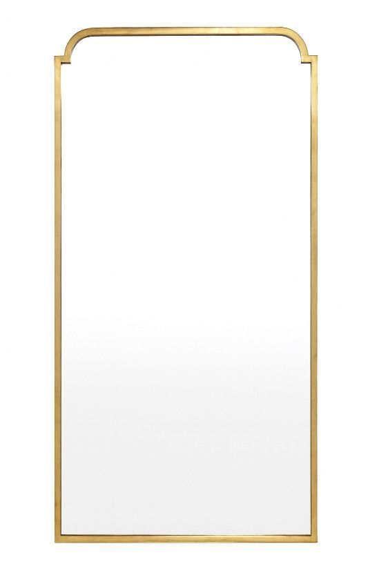 Isla - Floor Mirror - Gold Leaf