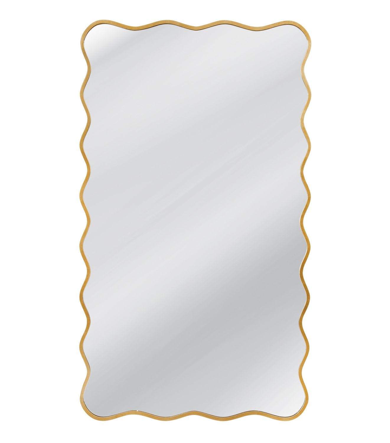 Freya - Floor Mirror - Antique Gold Leaf