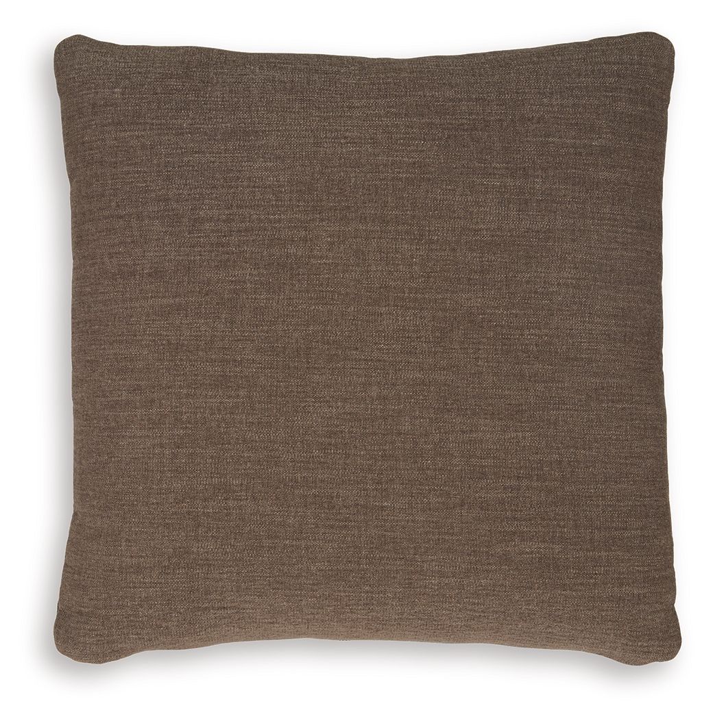 Brockbert - Pillow (Set of 4) - Brown - Dark Brown / 4 Pieces