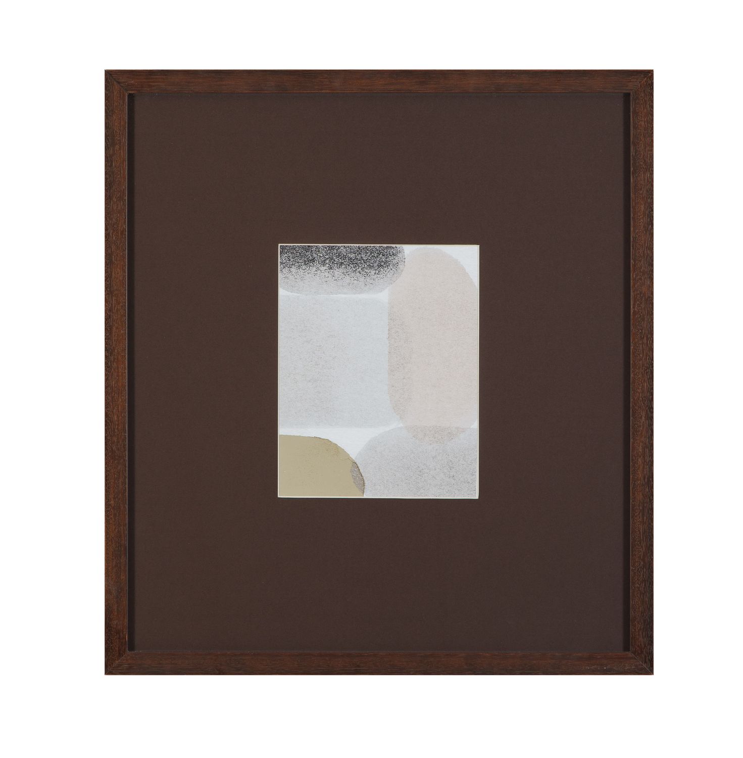 Stone Secrets IV Framed Print - Brown