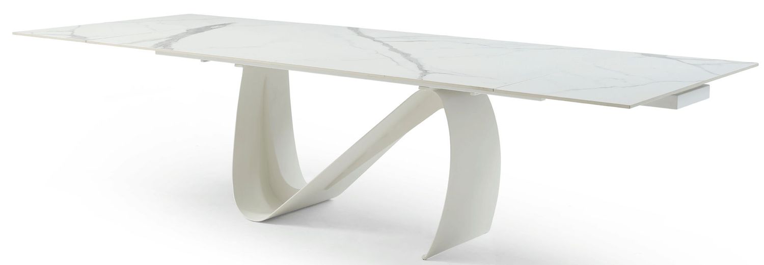 9087 - Dining Table - White - White