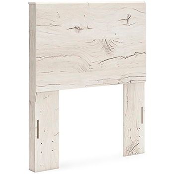 Lawroy - Twin Panel Headboard - Light Natural - Beige / Twin