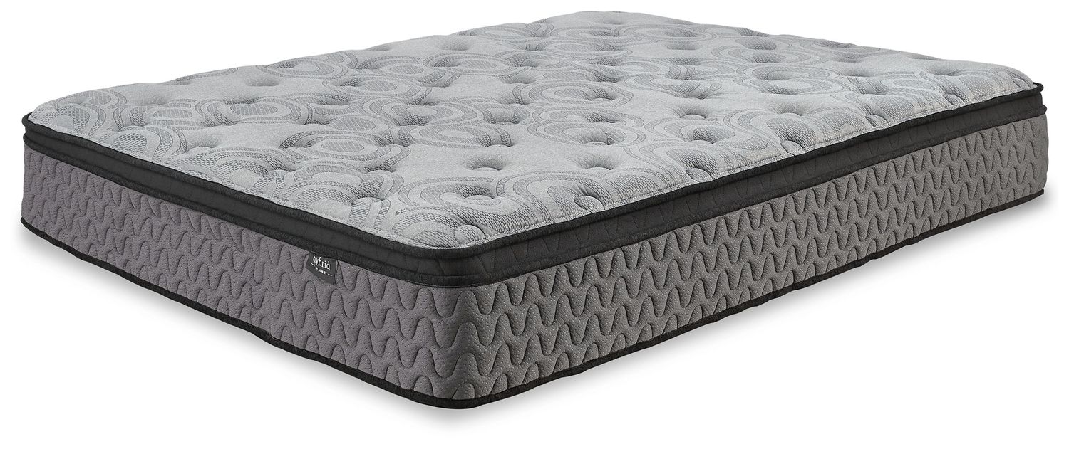 Augusta2 - Full Mattress - Gray - Gray / Full