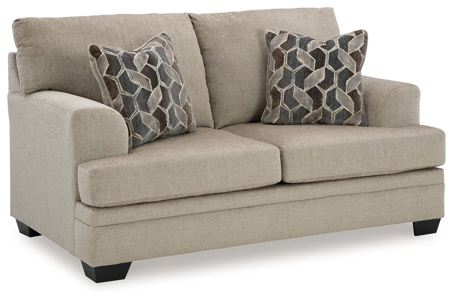 Stonemeade - Loveseat - Taupe - Light Brown