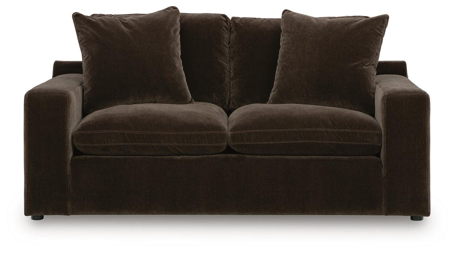 Maxton Heights - Loveseat - Bittersweet - Dark Brown
