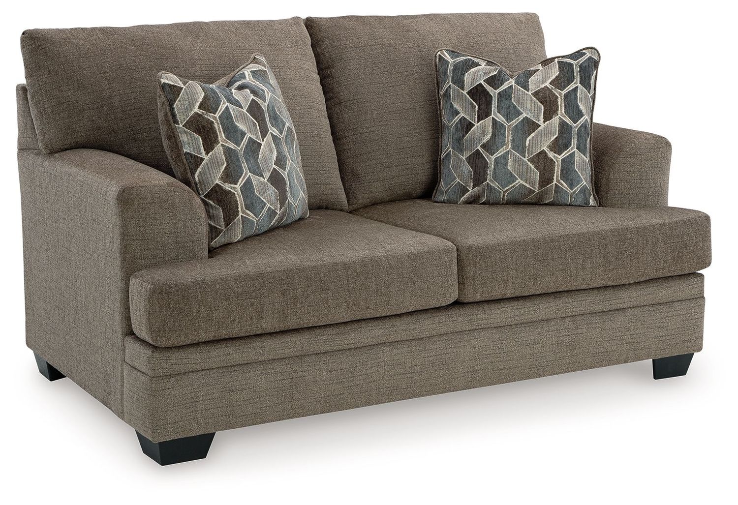 Stonemeade - Loveseat - Nutmeg - Dark Brown