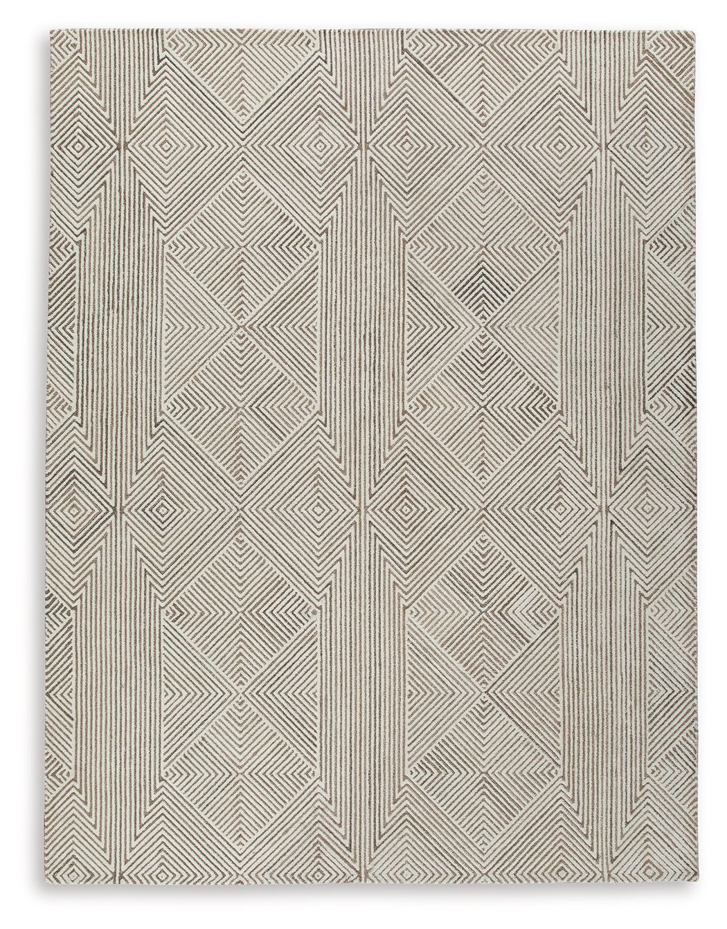 Jadott - 8' x 10' Rug - Beige / Brown - Beige / 8' x 10'