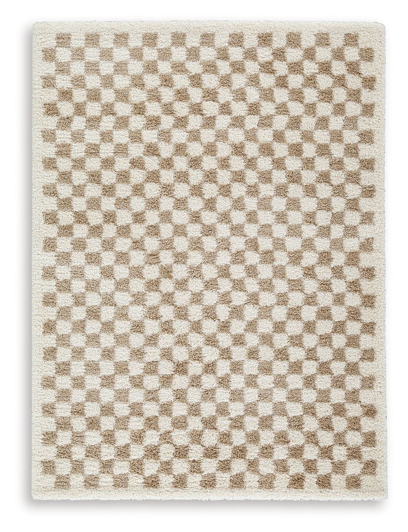 Karamen - 5' x 7' Rug - Taupe / Ivory - Beige / 5' x 7'