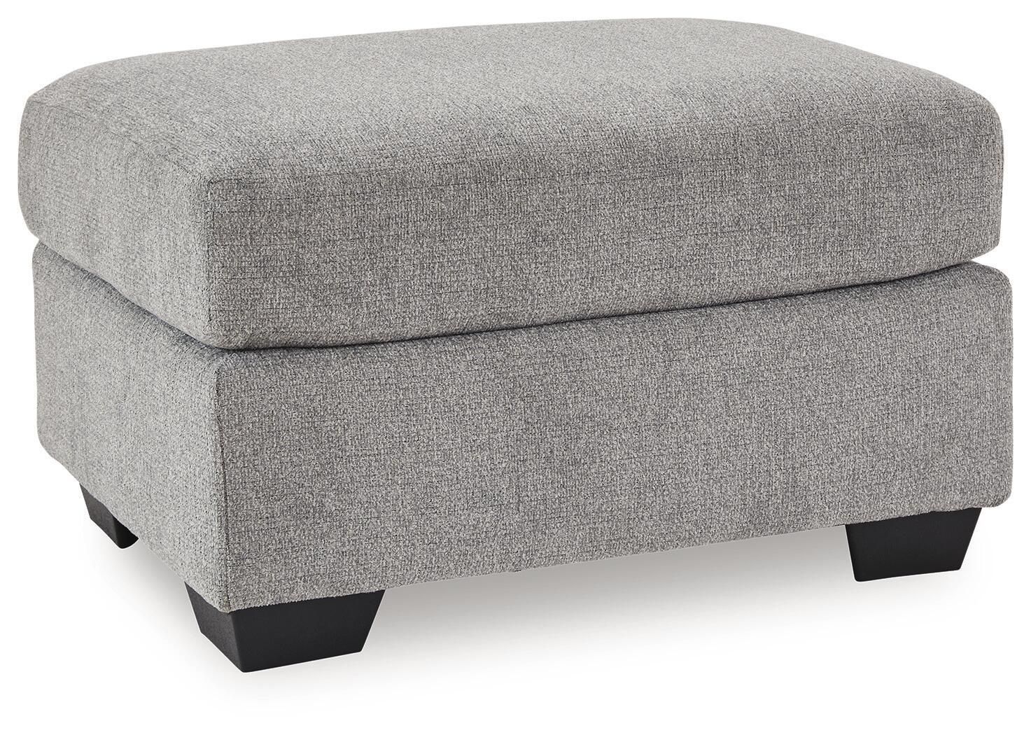 Loreo - Ottoman - Flint - Gray