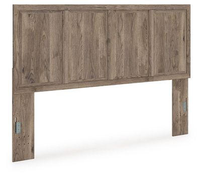 Rusticott - King Panel Headboard - Brown - Light Brown