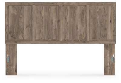 Rusticott - King Panel Headboard - Brown - Light Brown